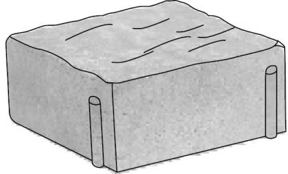 CSB ALTO EVO 6 Colormix Allegrio antiko relief čtverec (paleta 11,2896 m² / vrstva 0,9408 m²)