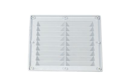 Mřížka ventilační PVC hranatá bílá 175 x 146 mm - univerzální B