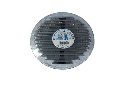 Mřížka ventilační kovová pozinkovaná kulatá se síťkou D175 mm