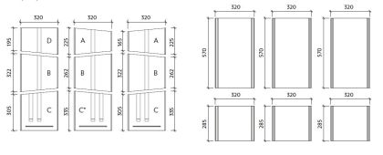 CSB NATURBLOK stříška pár 75 rovná sloupková Naturcolor Basanita (paleta 30 ks)