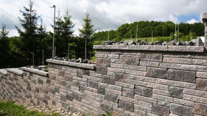 CSB NATURBLOK stříška pár 75 rovná sloupková Naturcolor Basanita (paleta 30 ks)