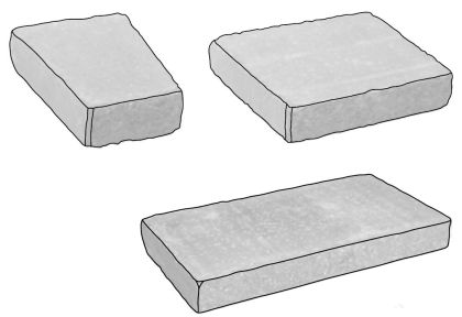 CSB NATURBLOK stříška pár 75 rovná sloupková Naturcolor Roca (paleta 30 ks)