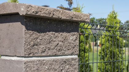 CSB CSBLOK 20 jednostranně štípaná bez prořezu 40 x 20 x 20 cm Hnědá (pal. 60 ks)