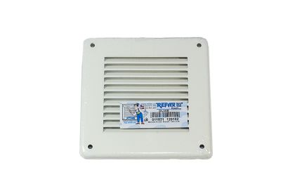 Mřížka ventilační ocelová bílá lakovaná 140 x 140 mm