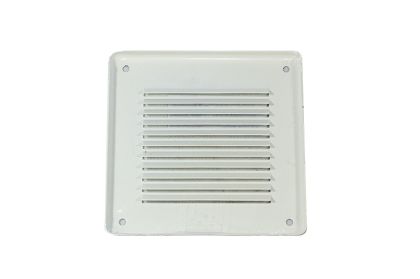 Mřížka ventilační ocelová bílá lakovaná 140 x 140 mm