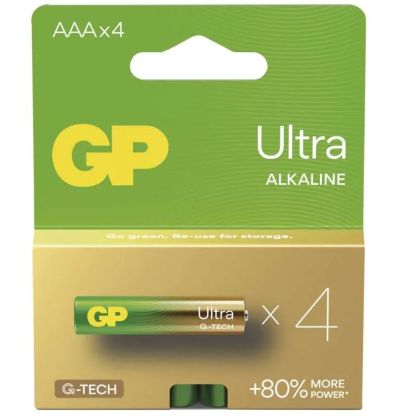 Alkalická baterie GP Ultra AAA (LR03)