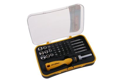 Sada ráčnový šroubovák FESTA s bity CrV 45 ks