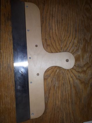 Špachtle fasádní ocel. ruk.vrstvená překl. 40cm