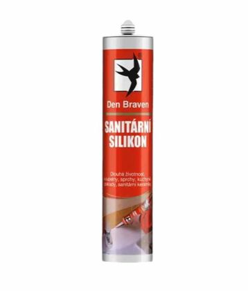 DenBraven Sanitární silikon - šedý - 280 ml RL