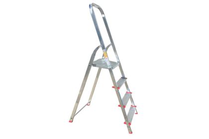 Schůdky Al, 4 příčky, nosnost 120 kg, ALVE ENPRO