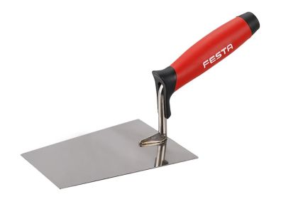 Lžíce nerez zednická FESTA gum.ruč. 160 x 115 mm