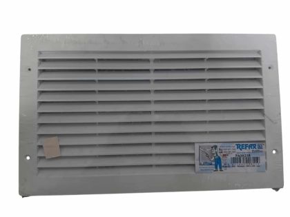 Mřížka ventilační PVC hranatá bílá 380 x 230 mm - VÝPRODEJ