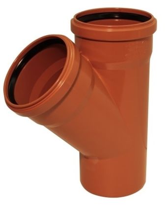 Odbočka kanalizační KG DN 125 x 125 / 45° 