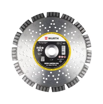 Würth Diamantový řezný kotouč Super Cantero EVO 22,2 x 230 mm ZEBRA