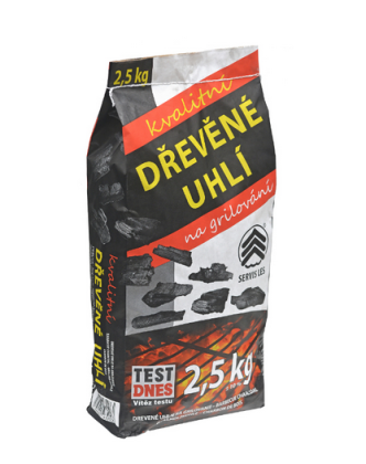 Dřevěné uhlí SERVISLES 2,5 kg