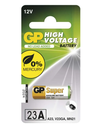 B13001 - Alkalická speciální baterie GP 23AF (MN21, V23GA) 12 V