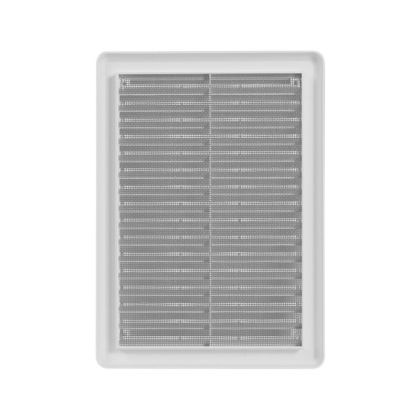 Větrací mřížka se síťovinou - krytka 175 x 250 mm - Bílá