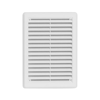 Větrací mřížka se síťovinou - krytka 175 x 250 mm - Bílá