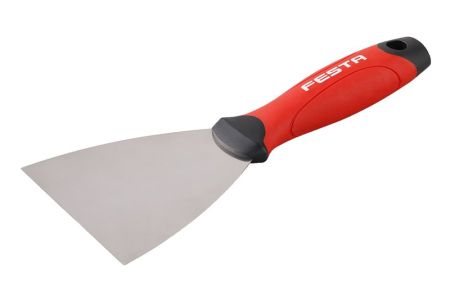 Špachtle nerez s gumovou ručkou Festa – 80 mm