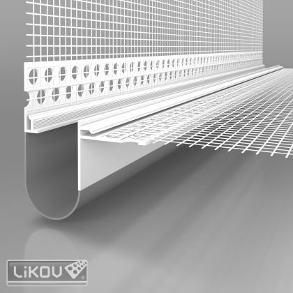 Lišta dilatační rohová 2D LD-NH PVC 06 2500/VERTEX (bal. 62,5 m)