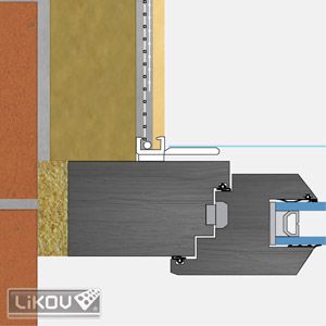 Lišta okenní začišťovací 9 mm LS-VH 09/2400/VERTEX (bal. 48 m)