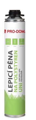 Pěna lepicí pistolová UNI na polystyren PRO-DOMA 750 ml