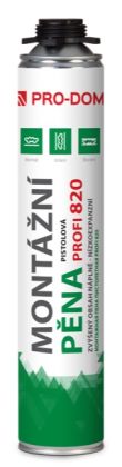 Pěna montážní pistolová Profi PRO-DOMA – 820 ml