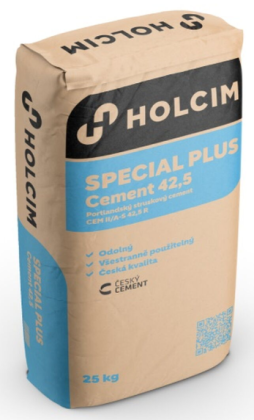 Cement portlandský HOLCIM CEM II/A-S 42,5 R Special Plus – 25 kg (pal. 56 ks)