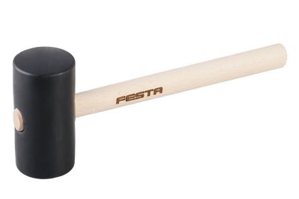 Palice gumová FESTA 800 g, 60 mm, 35 cm násada jasan