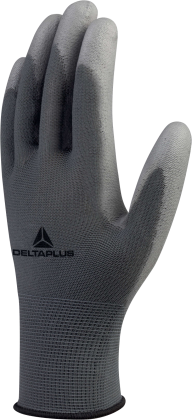 Pletené rukavice polyamid šedá vel. 6