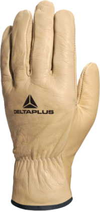 Rukavice hovězí kůže, FB149, béžové, vel.9