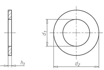 Podložka plochá pozink A 8,4 mm (bal. 250 ks)