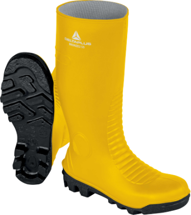 Holínky bezpečnostní PVC Bronze2, tř. S5 SRA, žluté vel.44