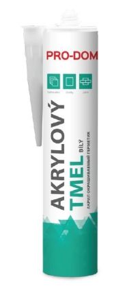 Tmel akrylový 310 ml PRO-DOMA bílý