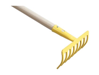 Hrábě s 8 hroty dětské 15 cm, násada 75 cm