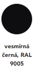 Rokosil UNIVERS RAL 9005, vesmírná černá MAT - 600 ml