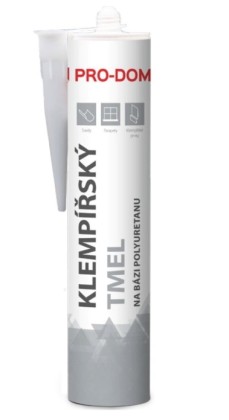 Tmel klempířský 300ml šedý PRO-DOMA