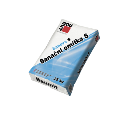 Baumit Sanova S / Baumit Sanační omítka S 25 kg - VYŘAZENO!