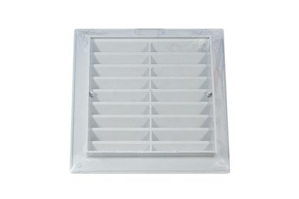 Mřížka ventilační PVC hranatá bílá 189 x 189 mm - G