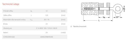 Fischer Lešenářská kotva GS 12 x 120 (balení 25 ks)