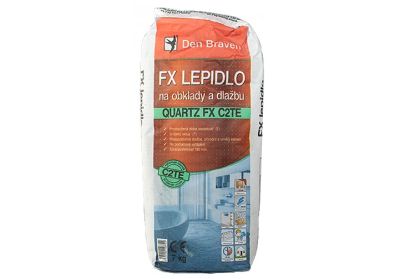 DenBraven FX lepidlo na obklady a dlažbu QUARTZ FX C2TE šedá 7 kg