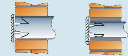 Mřížka ventilační PVC kulatá bílá D155 mm - univerzální