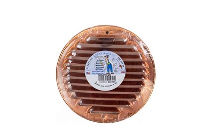 Mřížka ventilační kovová měděná kulatá D150 mm