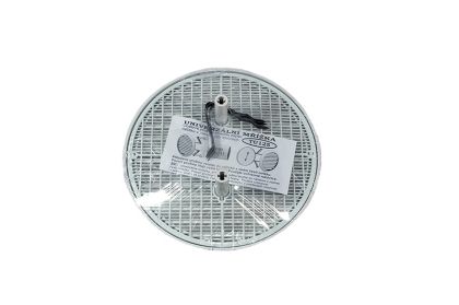 Mřížka ventilační PVC kulatá bílá se síťovinou D155 mm - univerzální