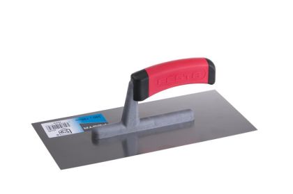 Hladítko nerez hladké, 280 x 130 mm, gumová rukojeť, FESTA  