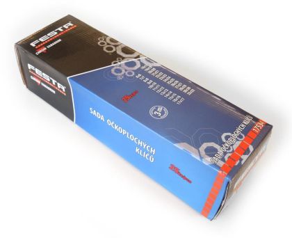 Klíče očkoploché FESTA CrV 25 ks, 6 - 32 mm