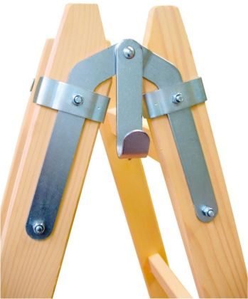 Štafle dřevěné PROFI, 5 příček, L = 166,5 cm, ENPRO 