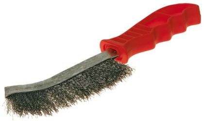 Kartáč vlnitý ocelový, plast 270 mm 