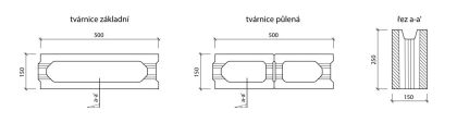 CSB TVÁRNICE BEDNÍCÍ 50 x 15 x 25 cm - TB 15 (paleta 64 ks)
