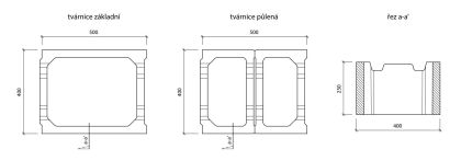 CSB TVÁRNICE BEDNÍCÍ 50 x 40 x 25 cm - TB 40 (paleta 30 ks)